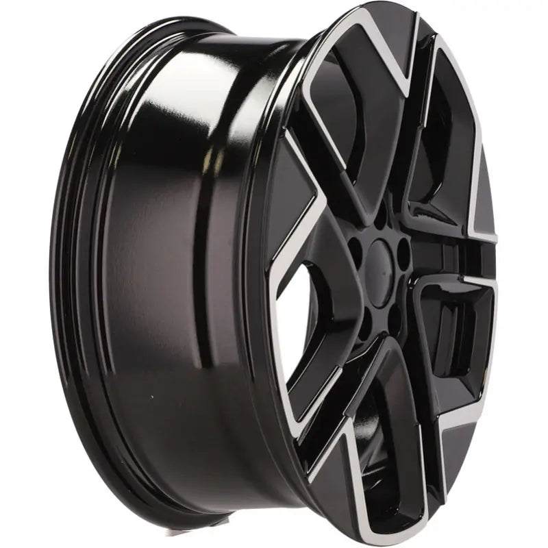 Alu kola pro Volkswagen Y1258 7.5x18 5x112 ET51 57.1 Black Polished | Wheelsup.cz