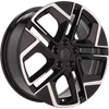 Alu kola pro Volkswagen Y1258 7.5x17 5x112 ET51 57.1 Black Polished