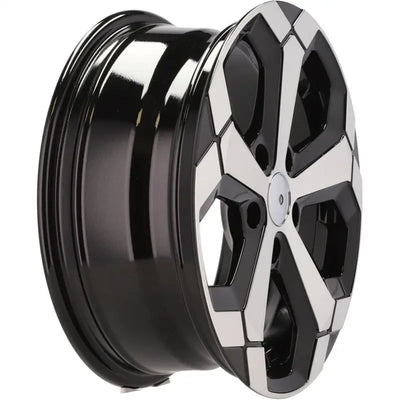 Alu kola pro Dacia Y1274 6.5x17 5x114.3 ET45 66.1 Black Polished Half Matt | Wheelsup.cz