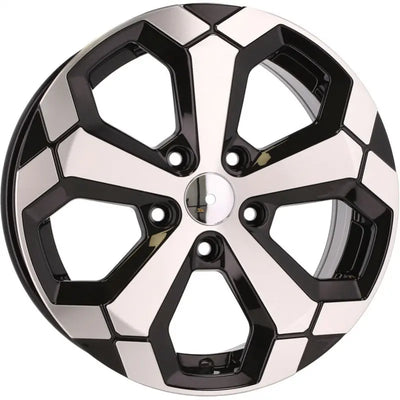 Alu kola pro Dacia Y1274 6.5x16 5x114.3 ET45 66.1 Black Polished | Wheelsup.cz