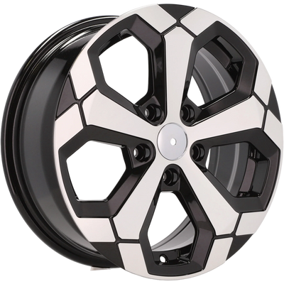 Alu kola pro Dacia Y1274 6.5x16 5x114.3 ET45 66.1 Black Polished | Wheelsup.cz