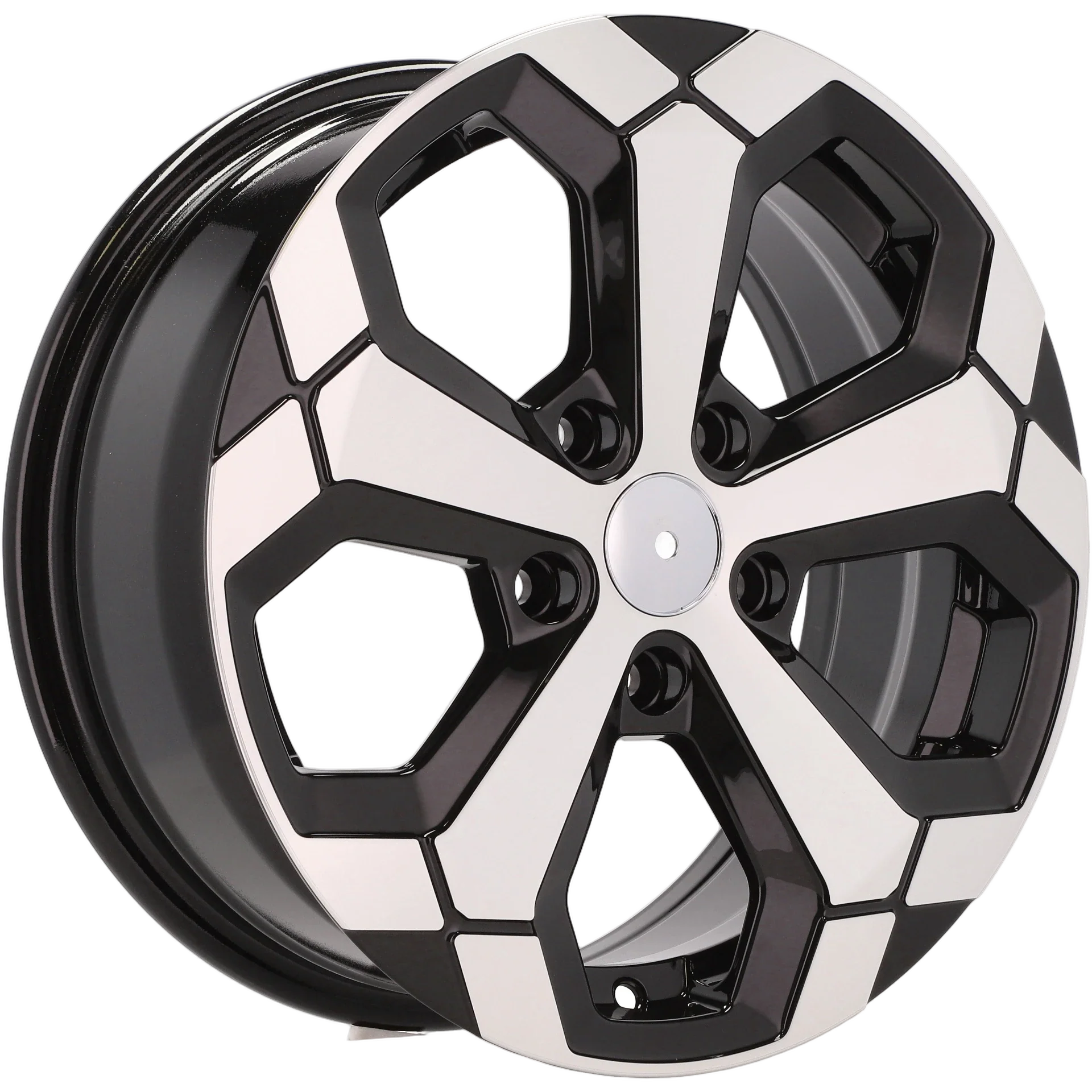 Alu kola pro Dacia Y1274 6.5x16 5x114.3 ET33 66.1 Black Polished | Wheelsup.cz