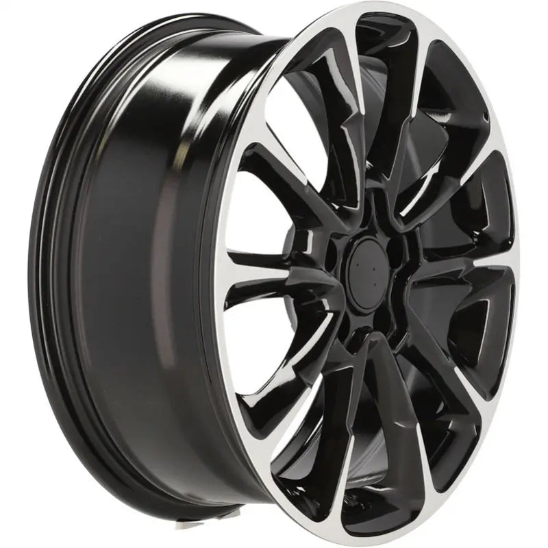 Alu kola pro Fiat Y1281 7x17 5x110 ET40 65.1 Black Polished | Wheelsup.cz