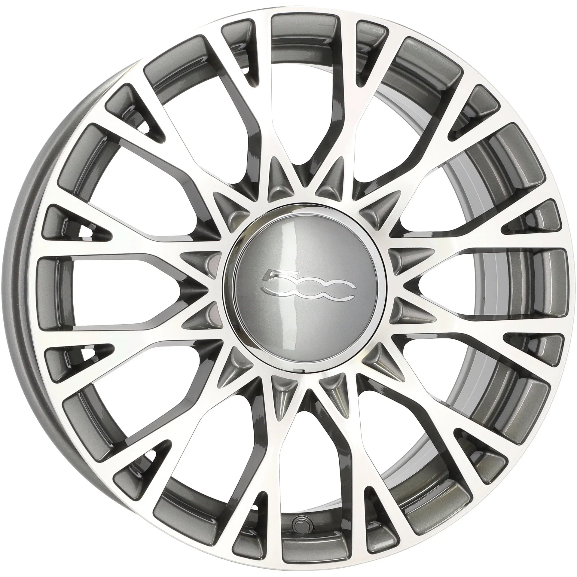 Alu kola pro Fiat Y1283 6.5x16 4x98 ET35 58.1 Grey Polished | Wheelsup.cz