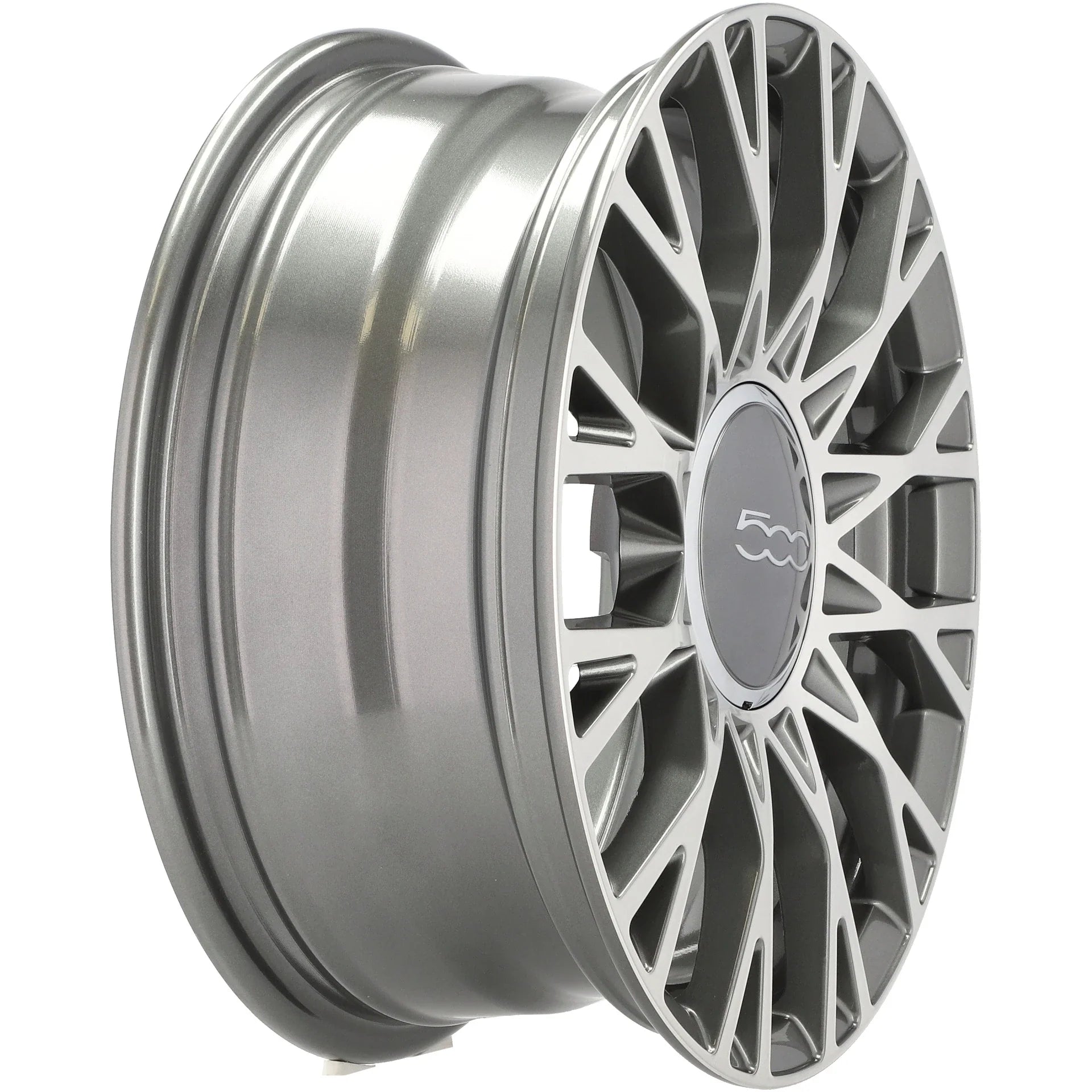 Alu kola pro Fiat Y1283 6.5x16 4x98 ET35 58.1 Grey Polished | Wheelsup.cz