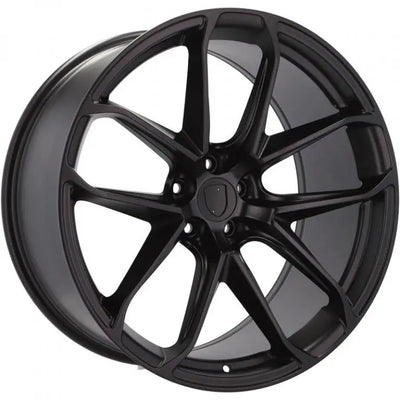 Alu kola pro Porsche Y5985B 9x21 5x112 ET26 66.6 Black Half Matt | Wheelsup.cz