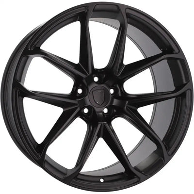 Alu kola pro Porsche Y5985B 9x21 5x112 ET26 66.6 Black Half Matt | Wheelsup.cz