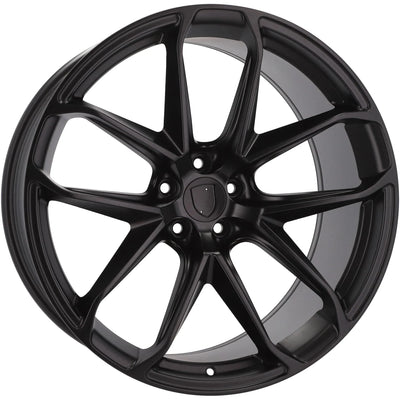 Alu kola pro Porsche Y5985B 9x20 5x112 ET26 66.6 Black Half Matt