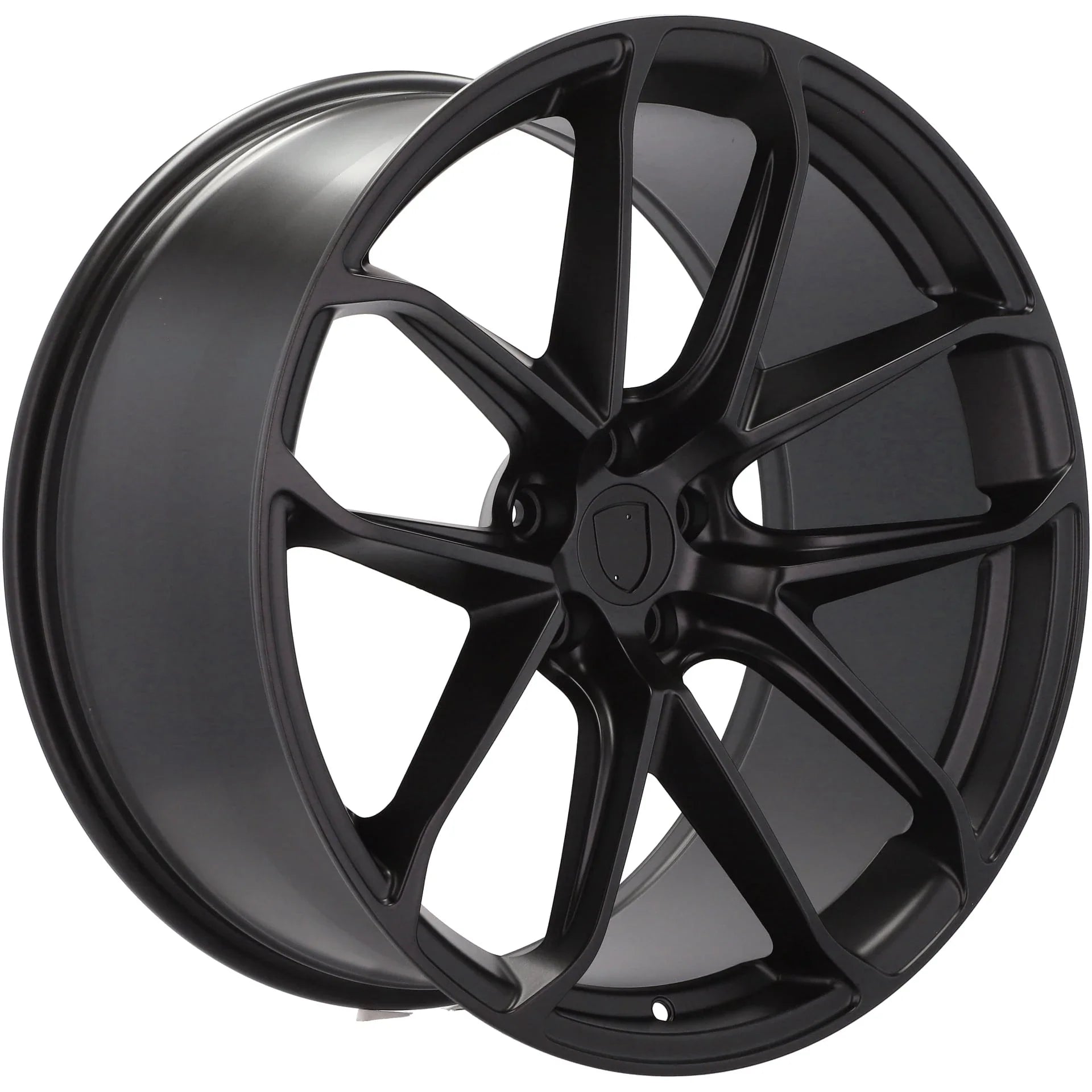 Alu kola pro Porsche Y5985B 10x20 5x112 ET19 66.6 Black Half Matt | Wheelsup.cz