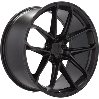 Alu kola pro Porsche Y5985B 10x20 5x112 ET19 66.6 Black Half Matt | Wheelsup.cz