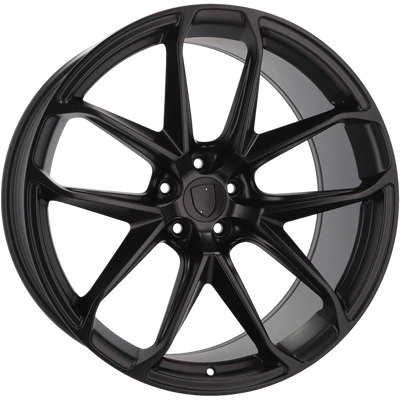 Alu kola pro Porsche Y5985B 9x20 5x112 ET26 66.6 Black Half Matt | Wheelsup.cz