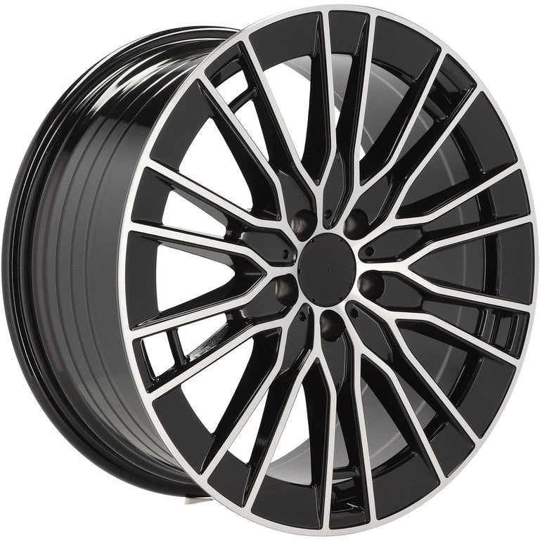 Alu kola pro Mercedes YF0427 8.5x19 5x112 ET35.5 66.6 Black Polished | Wheelsup.cz