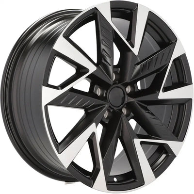 Alu kola pro Cupra YF0443 8x18 5x112 ET40 57.1 Black Polished Half Matt | Wheelsup.cz