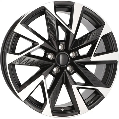 Alu kola pro Cupra YF0443 8x18 5x112 ET40 57.1 Black Polished Half Matt | Wheelsup.cz