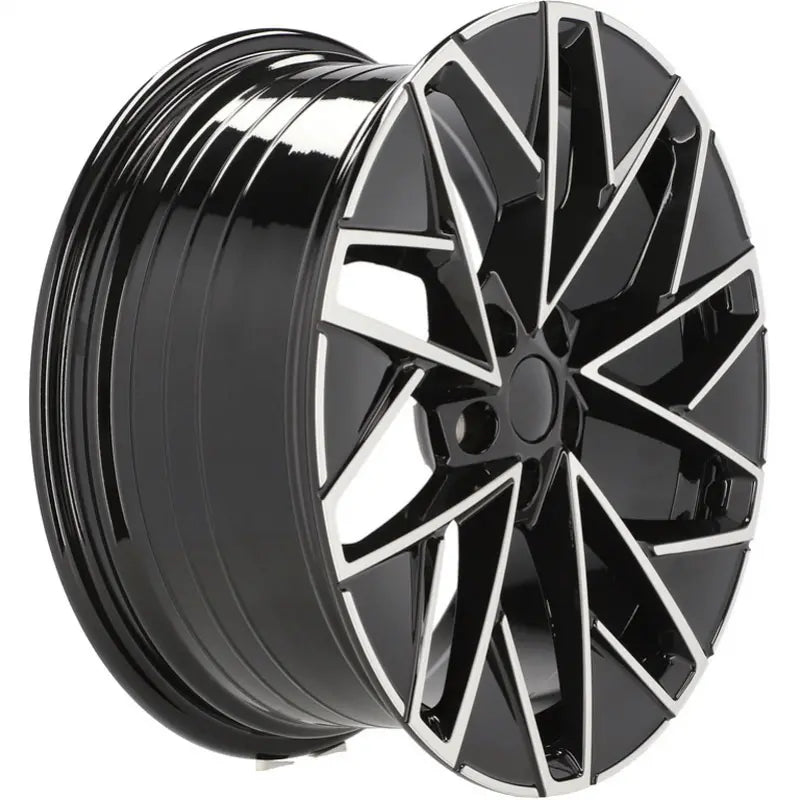 Alu kola pro Škoda YF0444 8x18 5x112 ET44 57.1 Black Polished | Wheelsup.cz