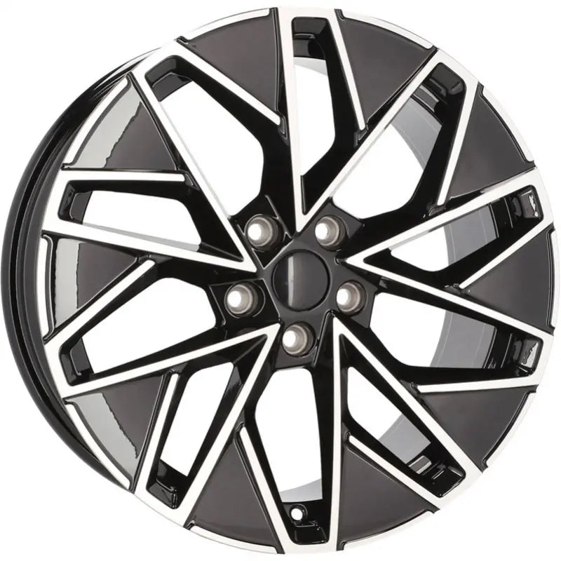 Alu kola pro Škoda YF0444 8x18 5x112 ET44 57.1 Black Polished | Wheelsup.cz