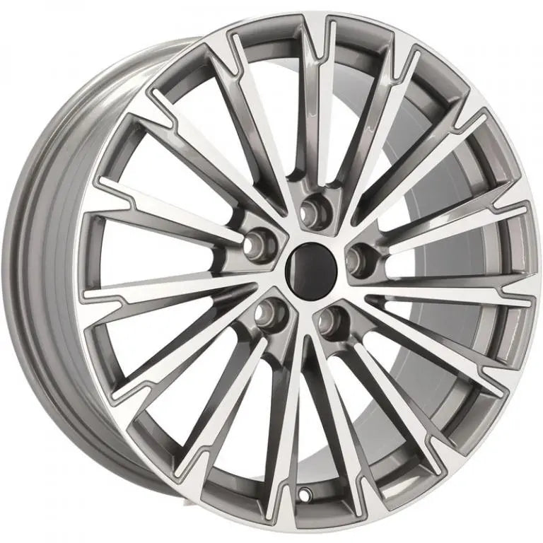 Alu kola pro Škoda YF0446 8x18 5x112 ET45 57.1 Grey Polished | Wheelsup.cz