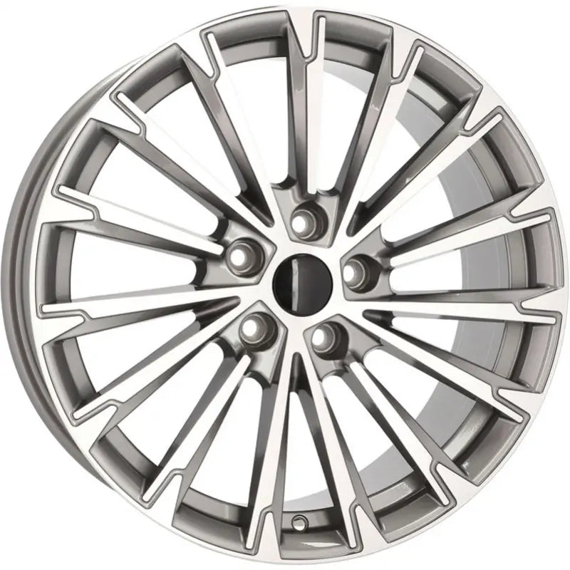 Alu kola pro Škoda YF0446 8x18 5x112 ET45 57.1 Grey Polished | Wheelsup.cz