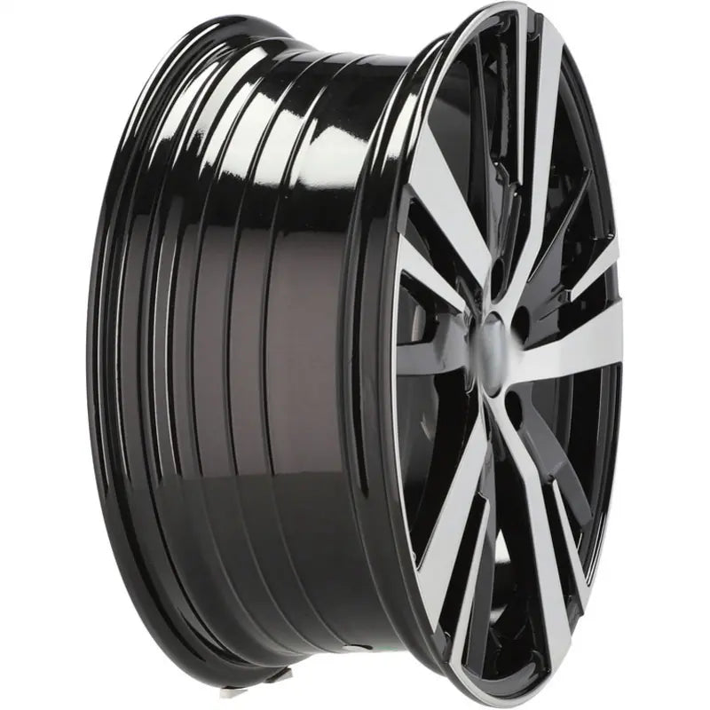 Alu kola pro Peugeot YF0448 7.5x18 5x108 ET49 65.1 Black Polished | Wheelsup.cz