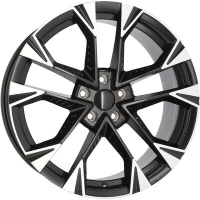 Alu kola pro Cupra YF1150 8x18 5x112 ET40 57.1 Black Polished Half Matt