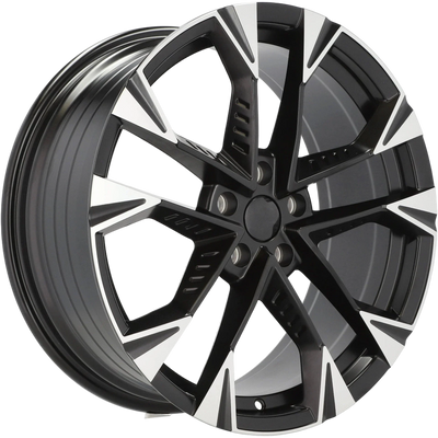 Alu kola pro Cupra YF1150 8x18 5x112 ET40 57.1 Black Polished Half Matt | Wheelsup.cz