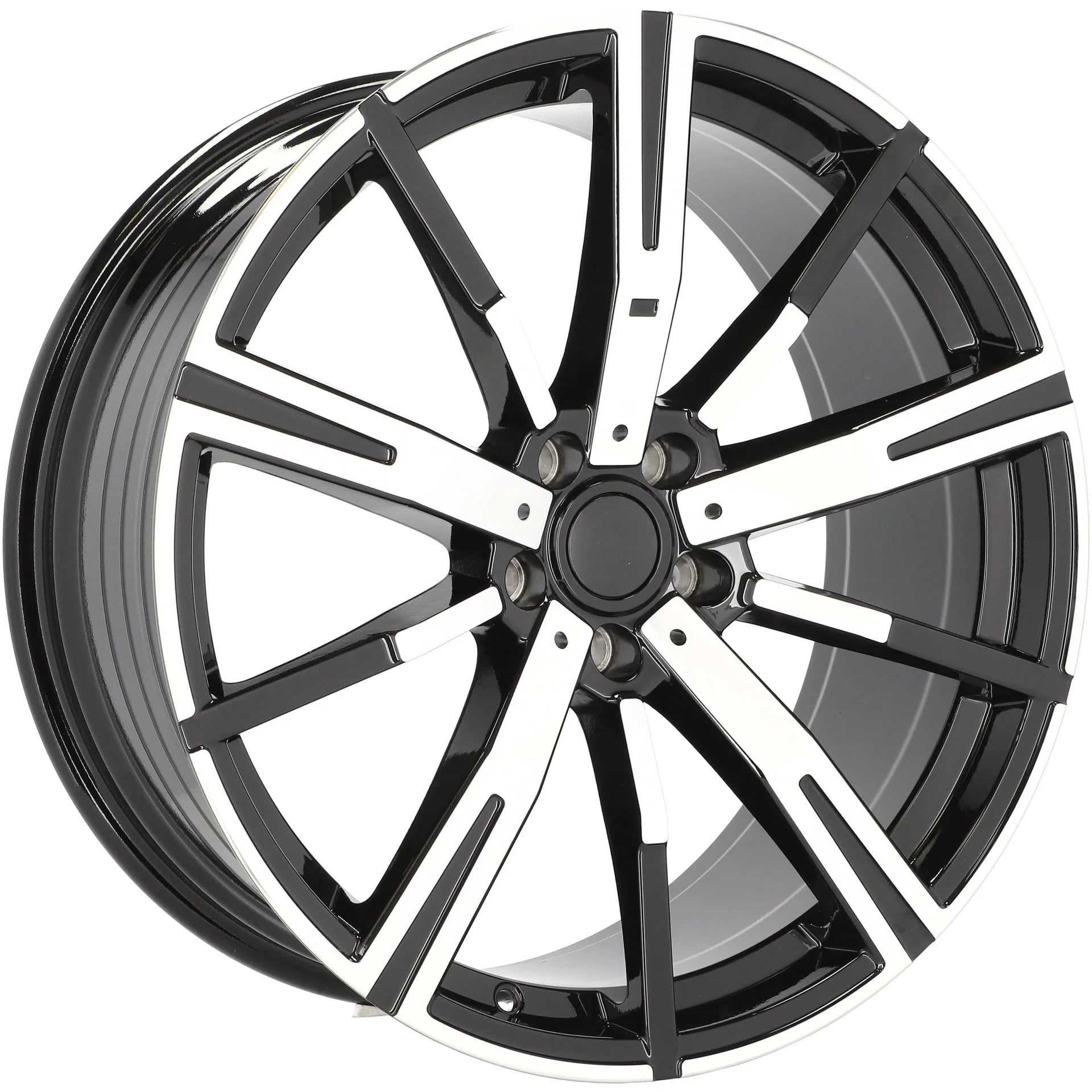 Alu kola pro BMW YF1156 8.5x20 5x112 ET26 66.6 Black Polished | Wheelsup.cz
