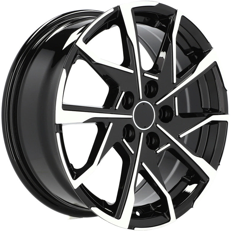 Alu kola pro Toyota YF1159 7x17 5x114.3 ET38 60.1 Black Polished | Wheelsup.cz