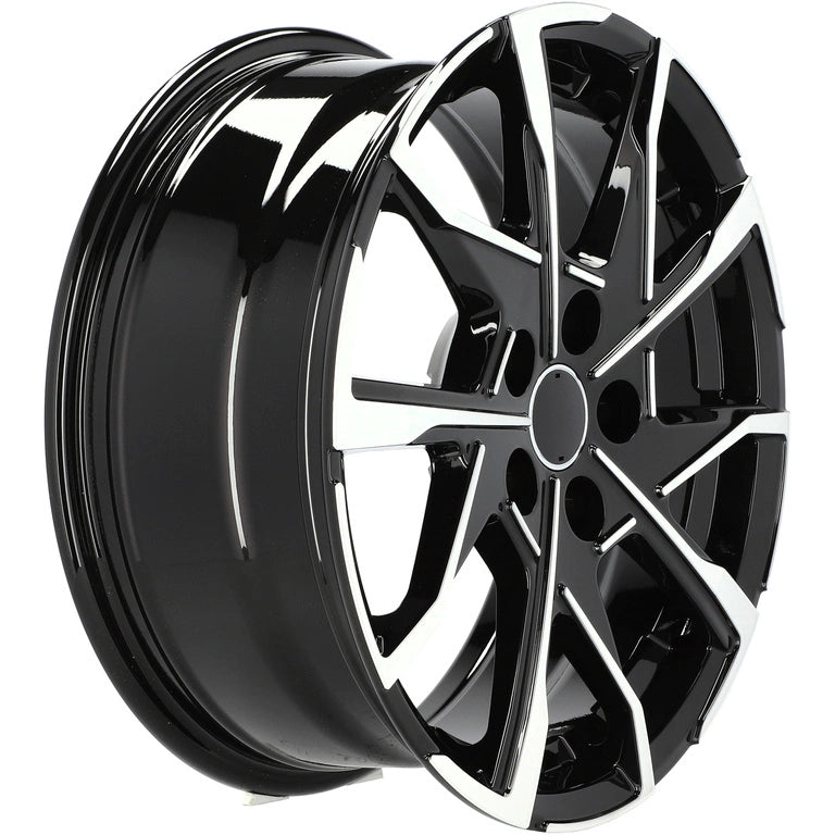 Alu kola pro Toyota YF1159 7x17 5x114.3 ET38 60.1 Black Polished | Wheelsup.cz