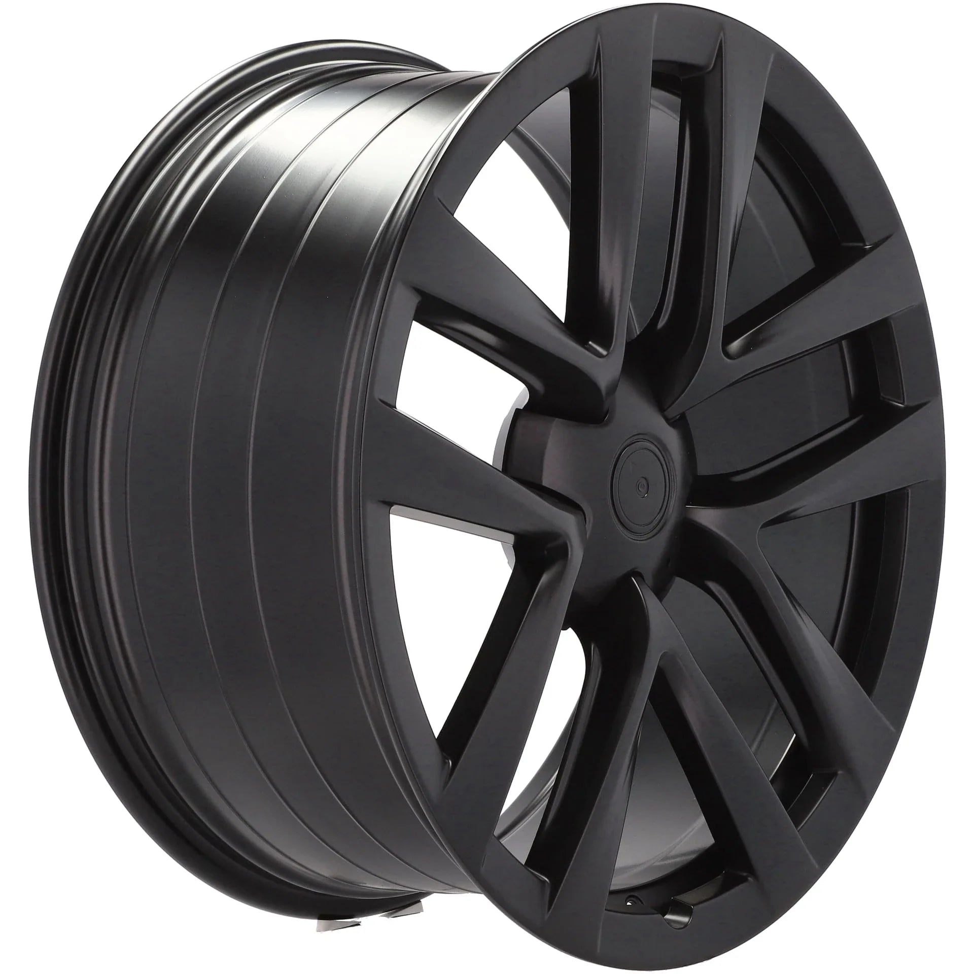 Alu kola pro Tesla YF5591 9x22 5x120 ET35 64.1 Black Half Matt | Wheelsup.cz