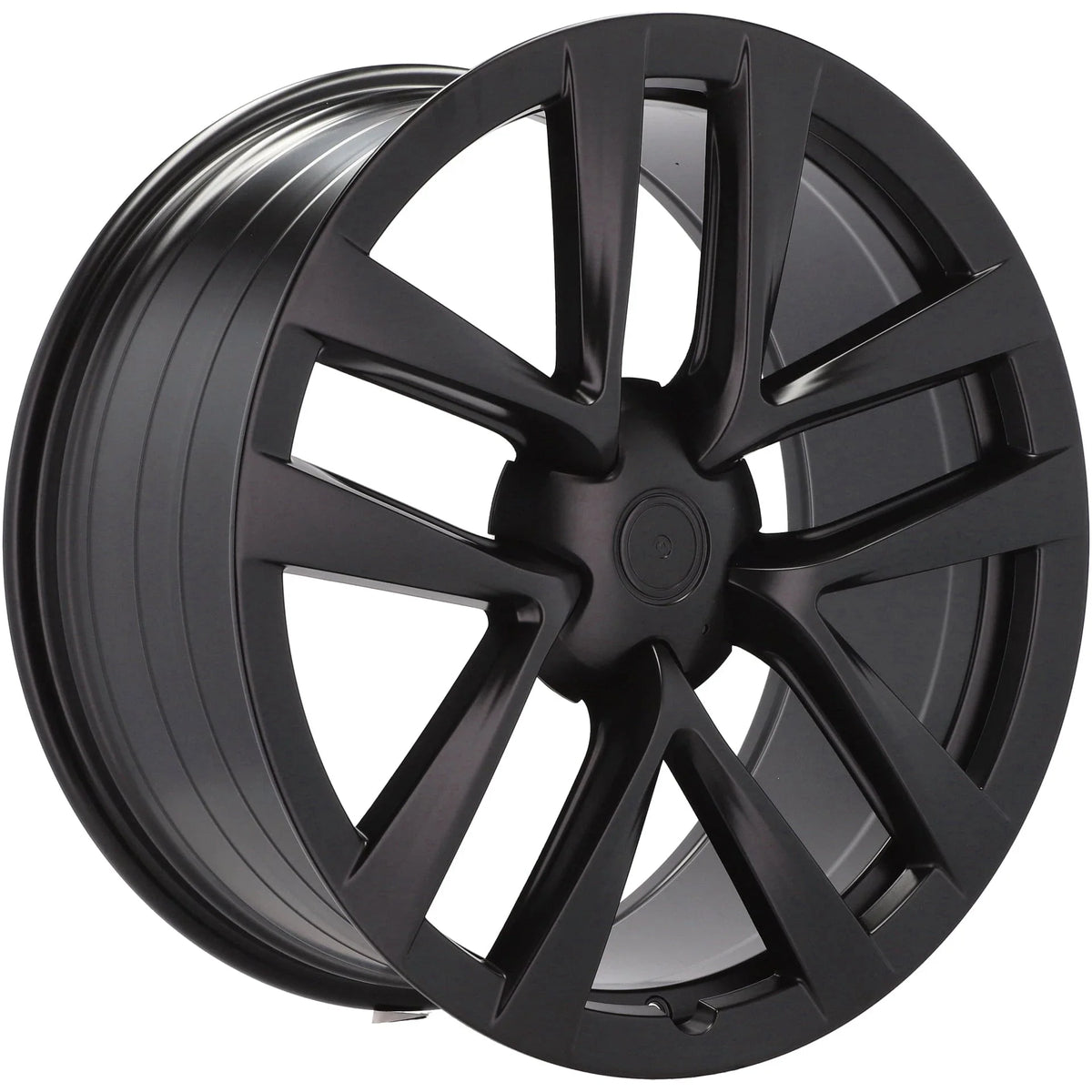 Alu kola pro Tesla YF5591 8.5x19 5x120 ET35 64.1 Black Half Matt | Wheelsup.cz