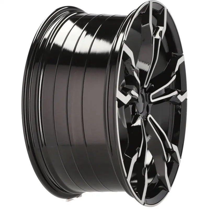 Alu kola pro BMW YF5596 8x20 5x112 ET27 66.6 Black Polished | Wheelsup.cz