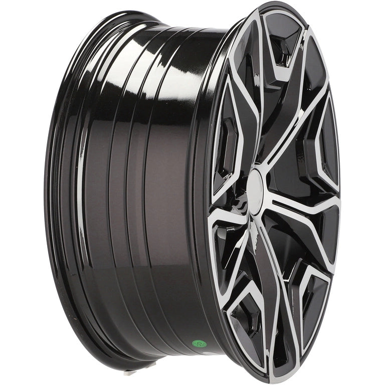 Alu kola pro BMW YF5670 8.5x20 5x112 ET28 66.6 Black Polished | Wheelsup.cz