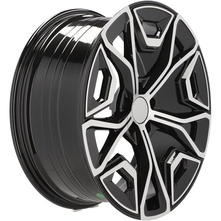 Alu kola pro BMW YF5670 8.5x20 5x112 ET28 66.6 Black Polished | Wheelsup.cz