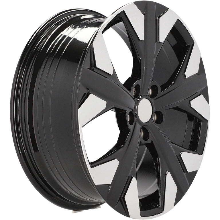 Alu kola pro Kia YF5699 7.5x18 5x114.3 ET51 67.1 Black Polished | Wheelsup.cz