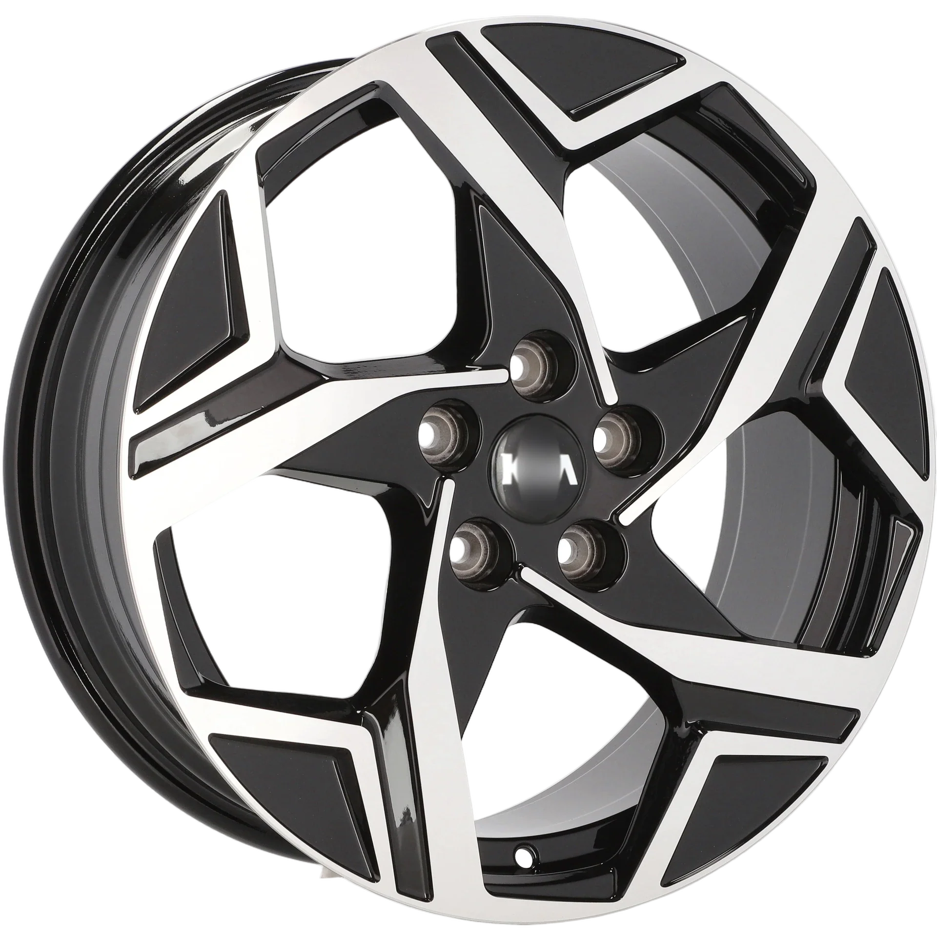 Alu kola pro Kia YF5700 7.5x18 5x114.3 ET51 67.1 Black Polished | Wheelsup.cz