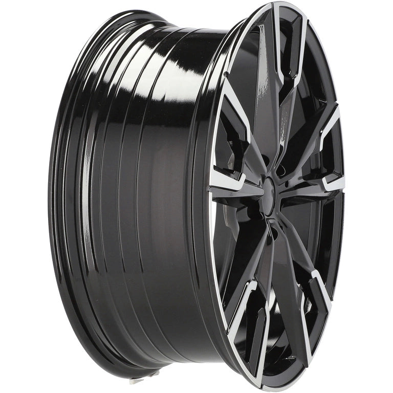 Alu kola pro BMW YF5710 8x19 5x112 ET46 66.6 Black Polished | Wheelsup.cz