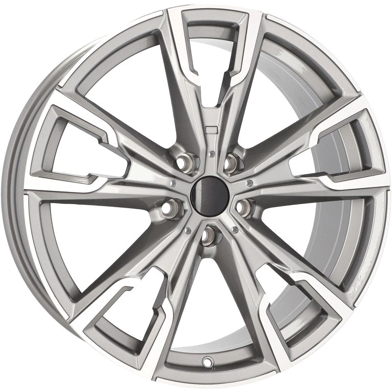 Alu kola pro BMW YF5710 8x19 5x112 ET46 66.6 Grey Polished | Wheelsup.cz