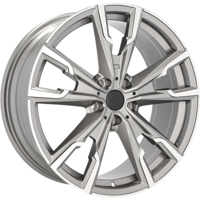 Alu kola pro BMW YF5710 8x19 5x112 ET46 66.6 Grey Polished | Wheelsup.cz