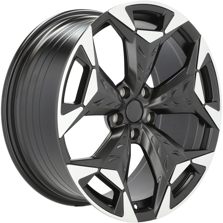 Alu kola pro Cupra YF5717 8.5x19 5x112 ET38 57.1 Black Polished Half Matt | Wheelsup.cz