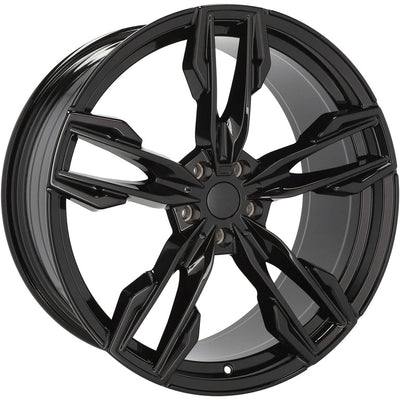 Alu kola pro BMW YF5718 8x20 5x112 ET27 66.6 Black | Wheelsup.cz