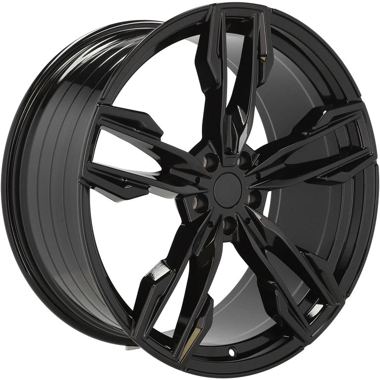 Alu kola pro BMW YF5718 7.5x19 5x112 ET32 66.6 Black | Wheelsup.cz