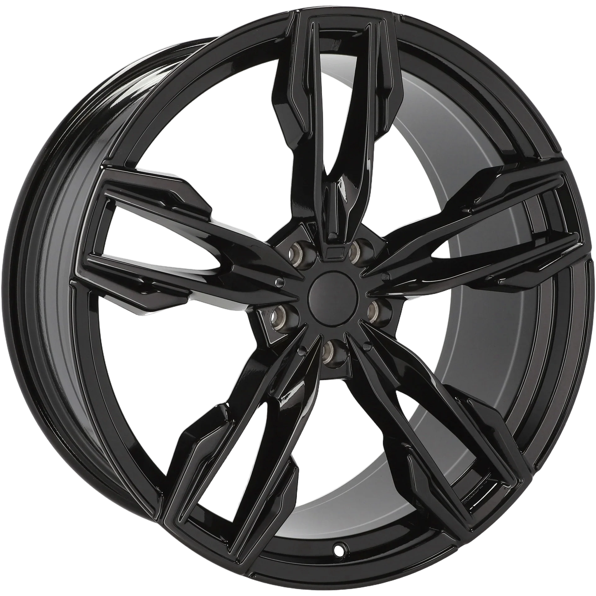 Alu kola pro BMW YF5718 7.5x19 5x112 ET32 66.6 Black | Wheelsup.cz