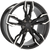 Alu kola pro BMW YF5718 7.5x19 5x112 ET32 66.6 Black Polished