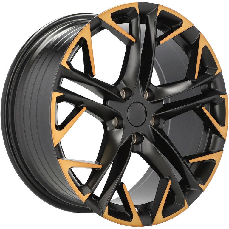 Alu kola pro Cupra YF5719 8x18 5x112 ET38 57.1 Black Polished Half Matt Cooper
