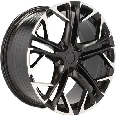 Alu kola pro Cupra YF5719 8x18 5x112 ET38 57.1 Black Polished Half Matt | Wheelsup.cz