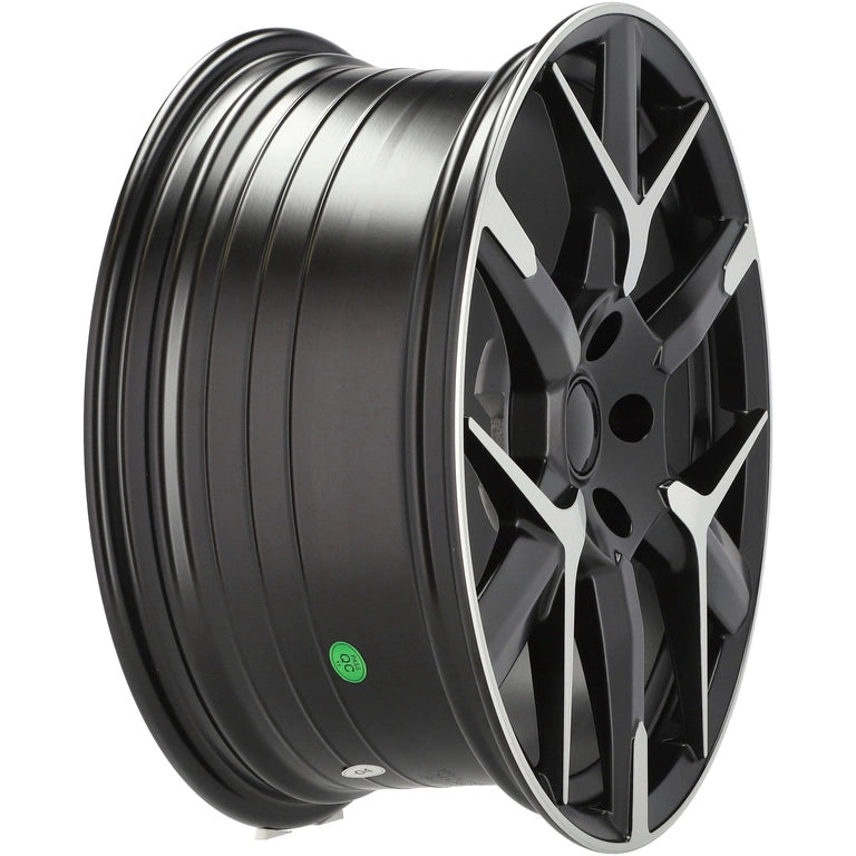 Alu kola pro Cupra YF6147 8x18 5x112 ET40 57.1 Black Polished Half Matt | Wheelsup.cz