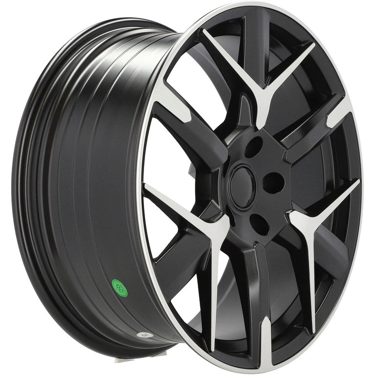 Alu kola pro Cupra YF6147 8x18 5x112 ET40 57.1 Black Polished Half Matt | Wheelsup.cz