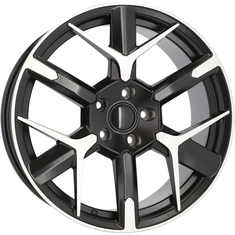Alu kola pro Cupra YF6147 8x18 5x112 ET40 57.1 Black Polished Half Matt | Wheelsup.cz