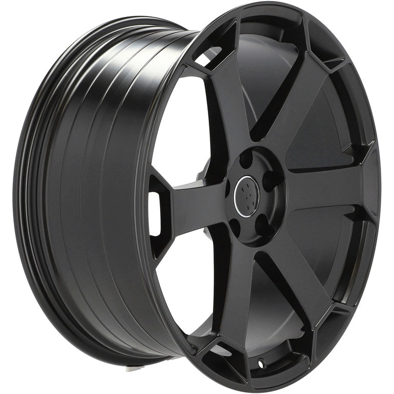 Alu kola pro Audi YF6149 10x22 5x112 ET20 66.6 Satin Black | Wheelsup.cz