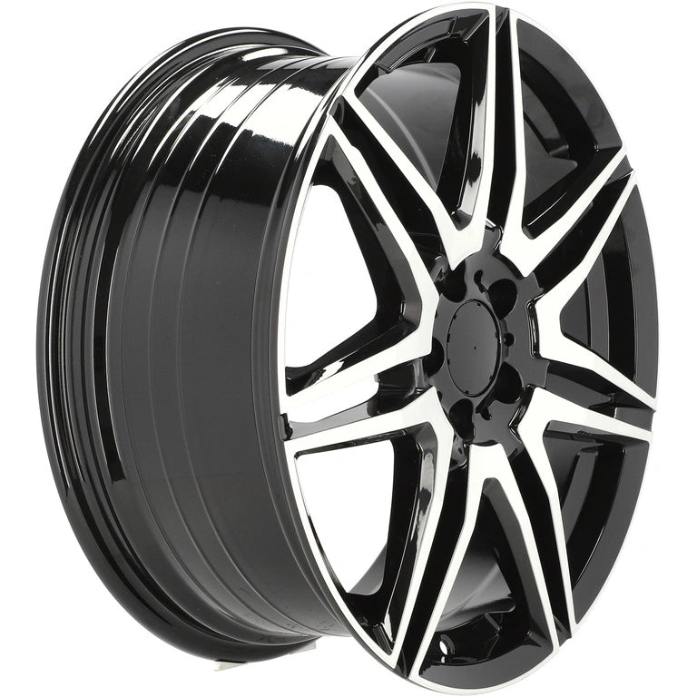 Alu kola pro Mercedes YF7075 8x19 5x112 ET52 66.6 Black Polished | Wheelsup.cz